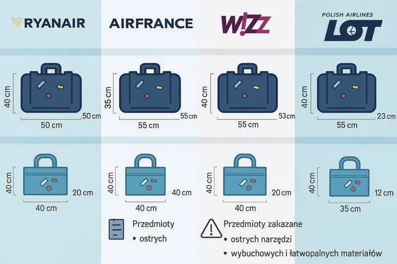 Co warto wiedzieć o bagażu osobistym – co można zabrać w podróż?