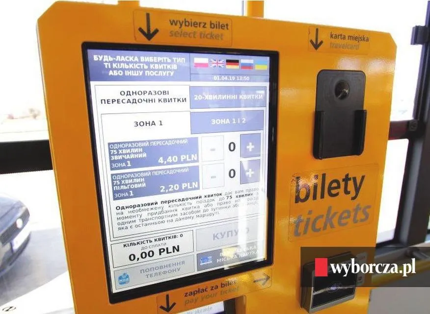 Kasowanie biletów w Pradze