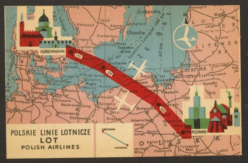 Lot z Warszawy do Kopenhagi