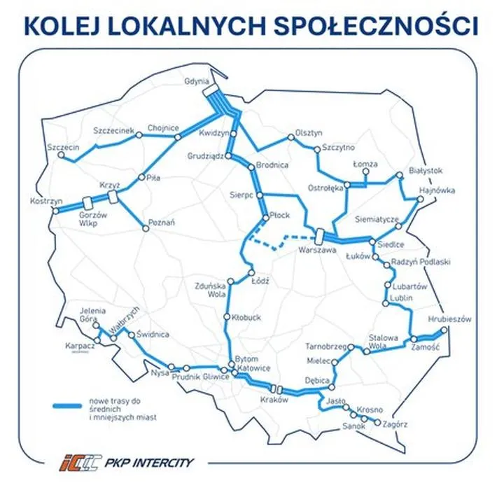 Nowe stawki i trasy PKP