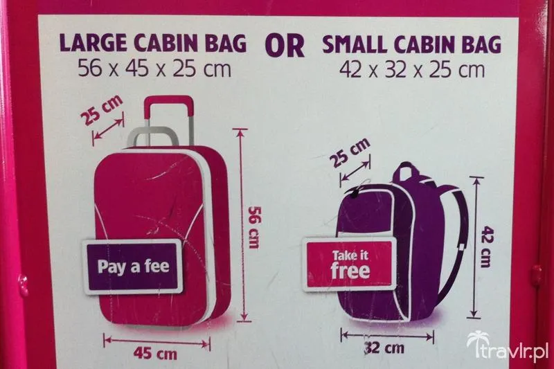 Opłaty za nadbagaż Wizzair