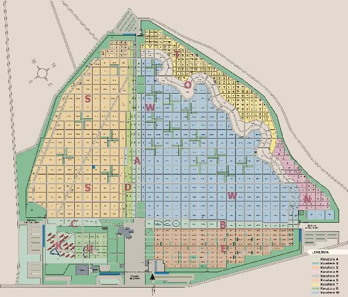 Parking przy Cmentarzu Północnym