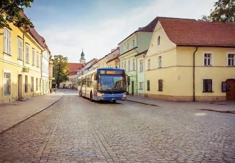 Podróż autobusem do Łeby