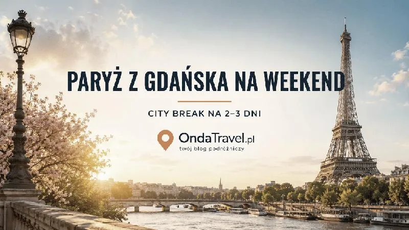 Podróż samolotem do Paryża