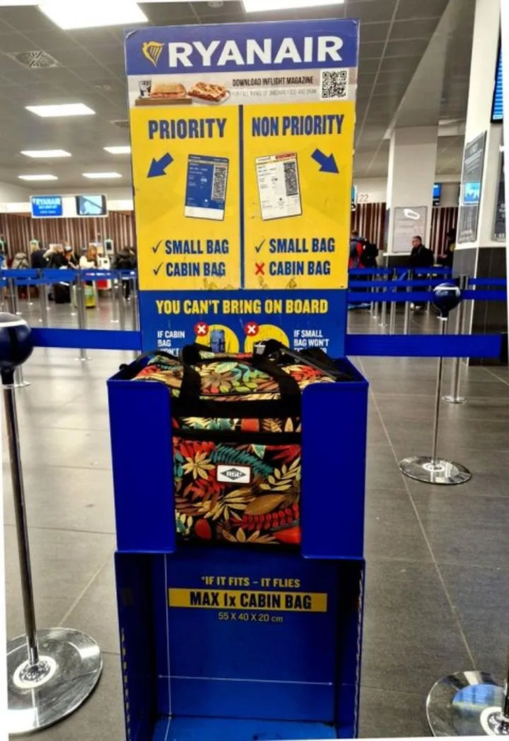 Torby podręczne Ryanair