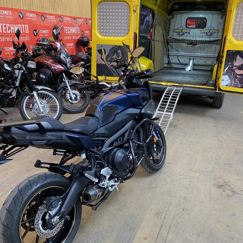 Zabezpieczenie motocykla w pociągu